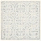 Safavieh 8 x 10 ft. Large Rectangle Transitional Cambridge- Light Blue and Ivory Hand Tufted Rug CAM123A-8 - alternate 4